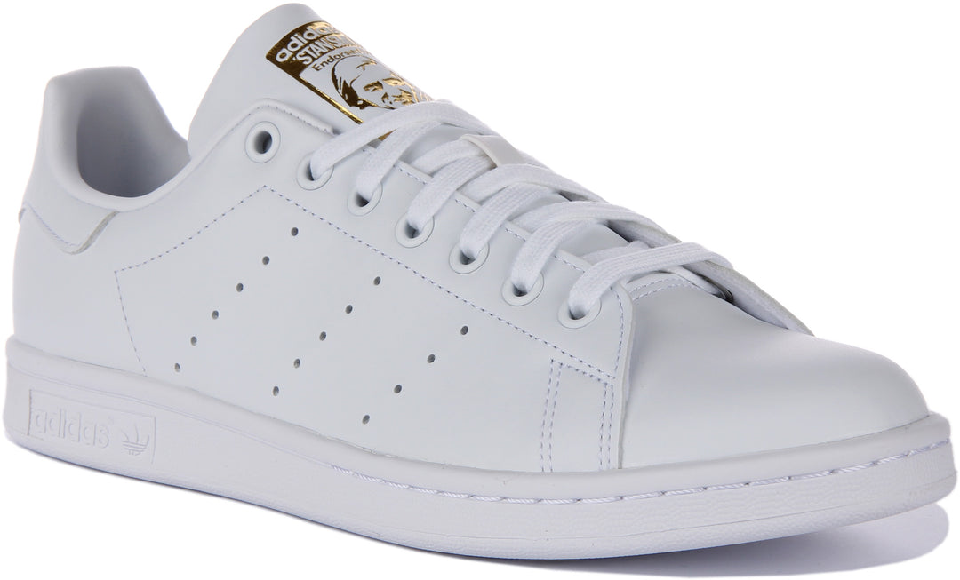 Stan smith white blue gold Clearance