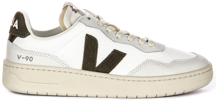 Veja V 90 B mesh In White Green For Women