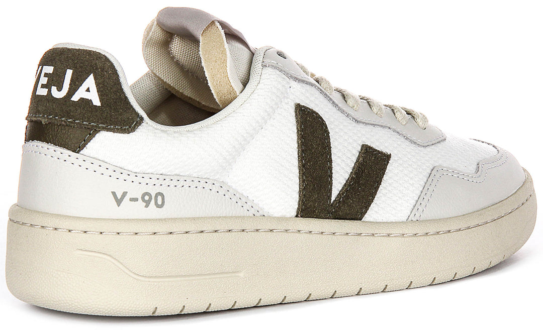 Veja V 90 B mesh In White Green For Women