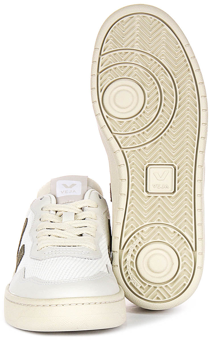 Veja V 90 B mesh In White Green For Women