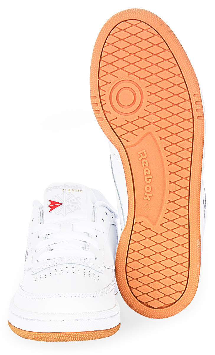 Reebok Club 85 In White Gum For Women