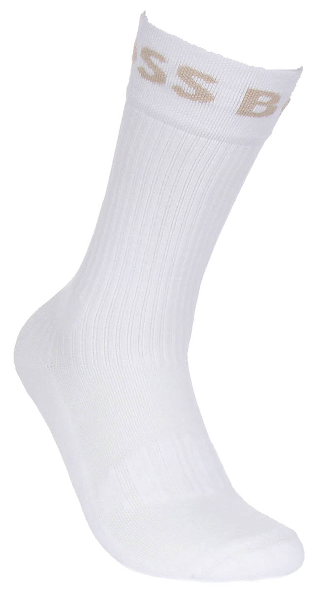 Boss 2 Pair RS Sport Socks In White Beige For Men