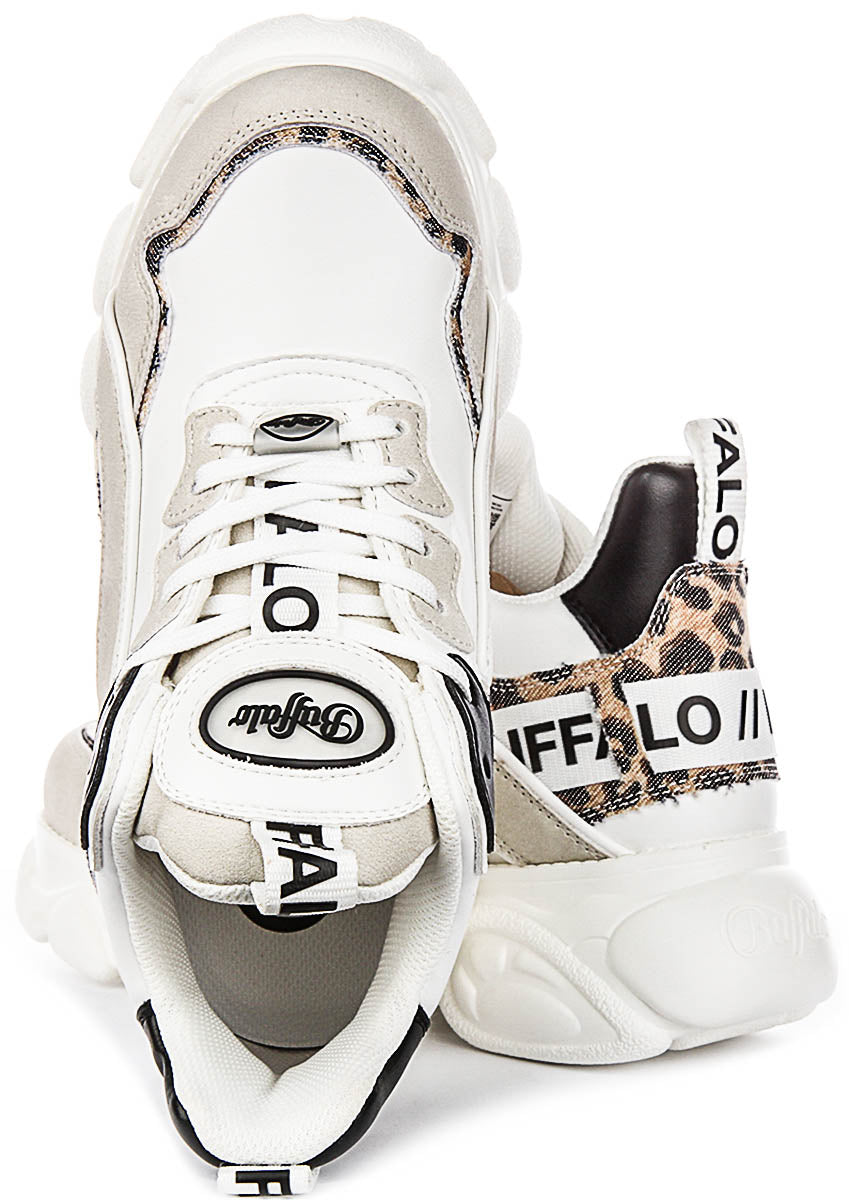 Buffalo CLD Chai In White Leopard For Women