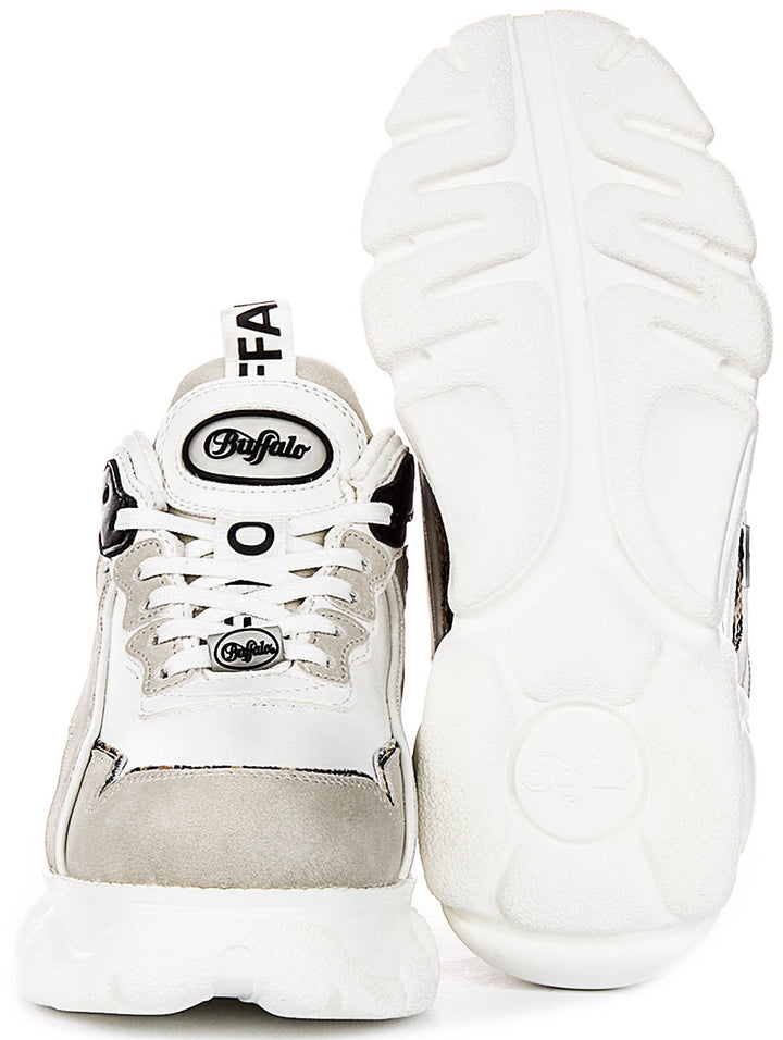 Buffalo CLD Chai In White Leopard For Women