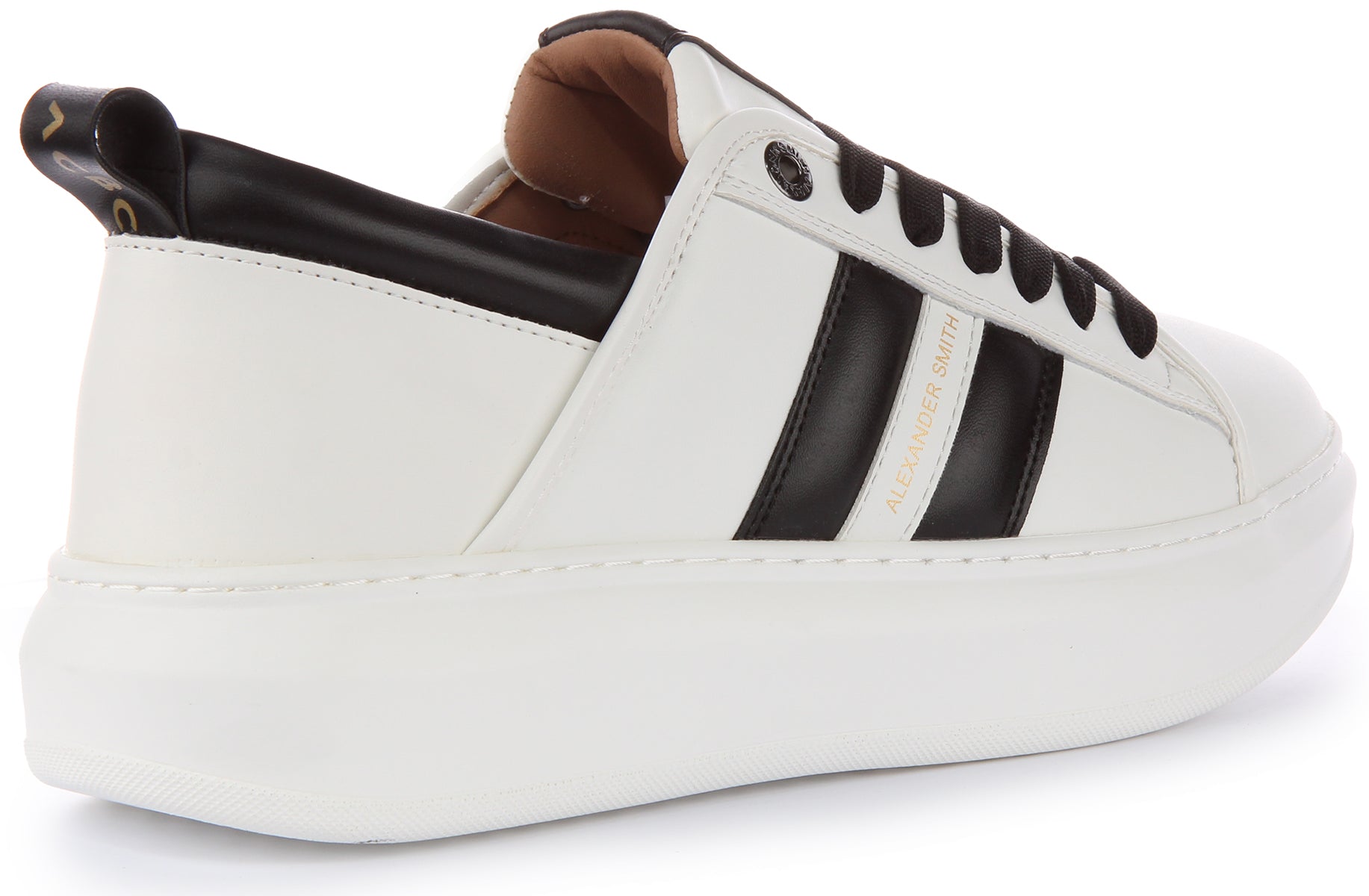 Alexander Smith Aeaywau21Wbk In White Black For Men Trainers