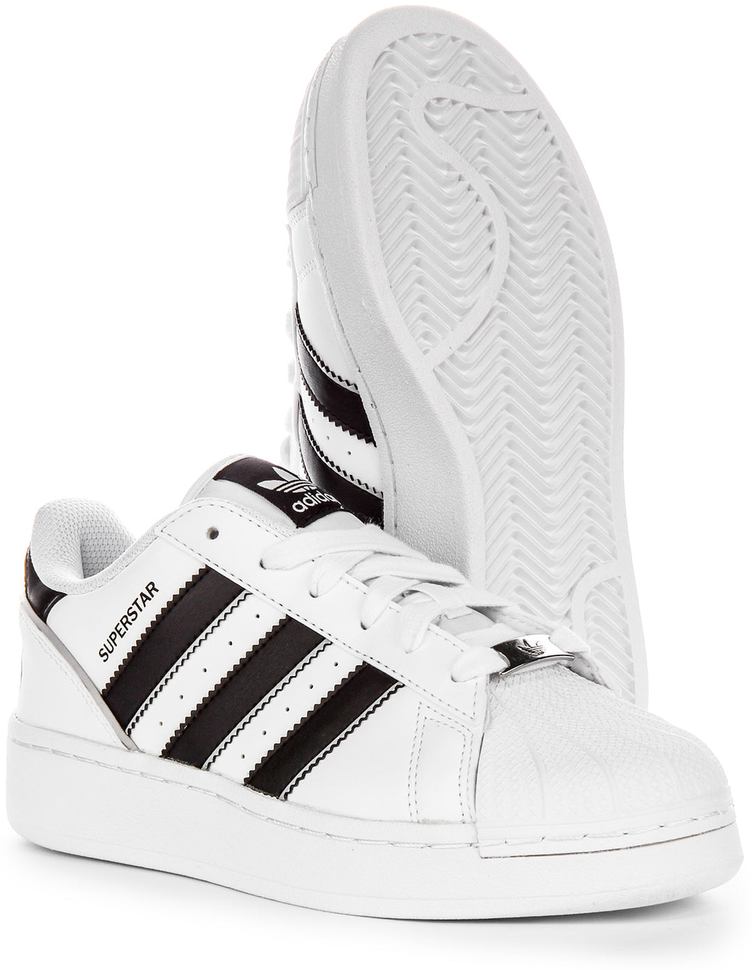 Adidas Superstar XLG In White Black For Youth