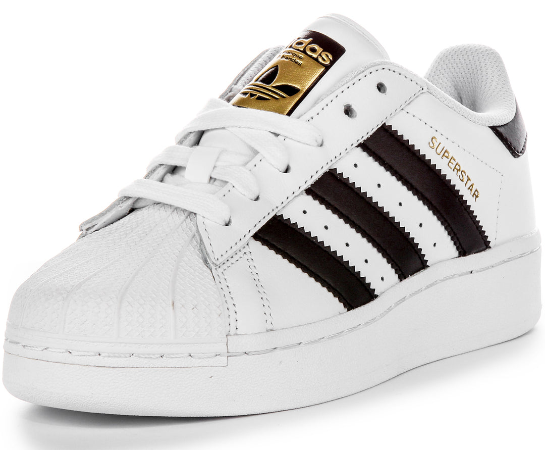 Adidas Superstar XLG In White Black For Youth