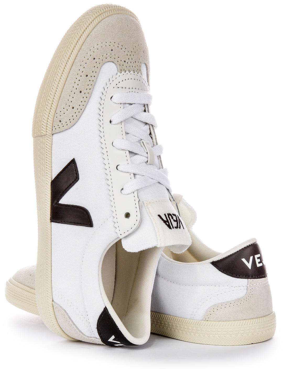 Veja Volley In White Black For Women