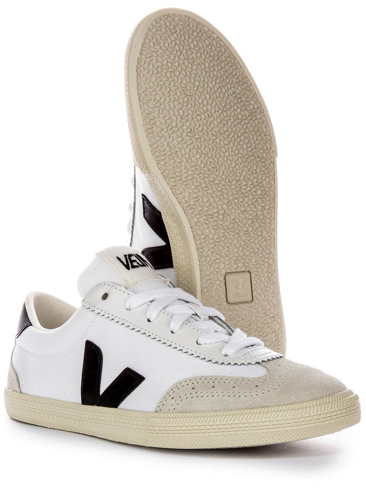 Veja Volley In White Black For Women