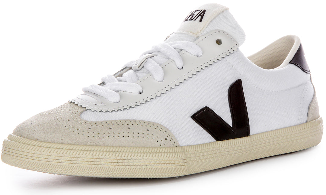 Veja Volley In White Black For Women