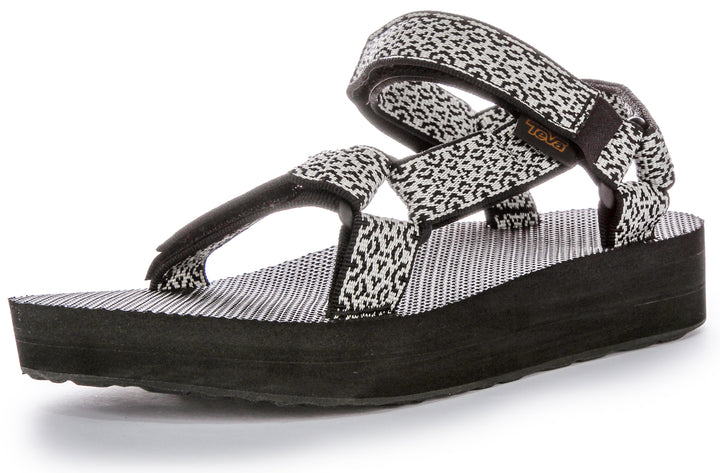 Teva Midform Universal In White Black For Women