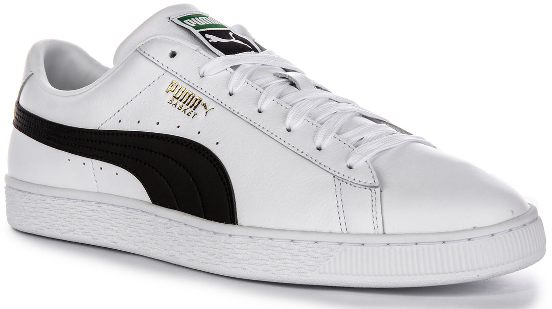 Puma Shoes Basket Black And White Puma Basket Classic XXI In White