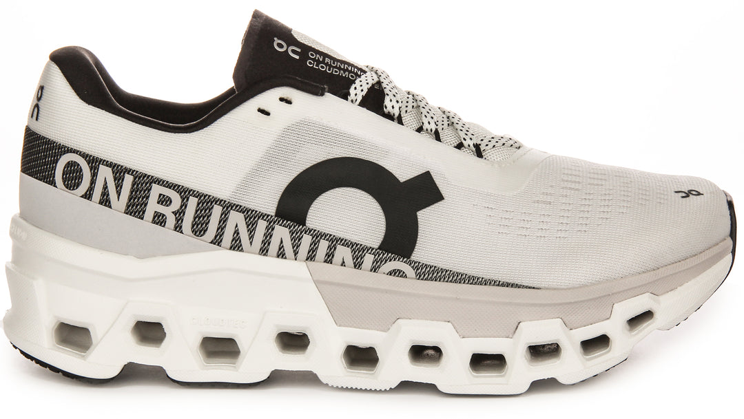 On Running Cloudmonster 2 In White Black For Men