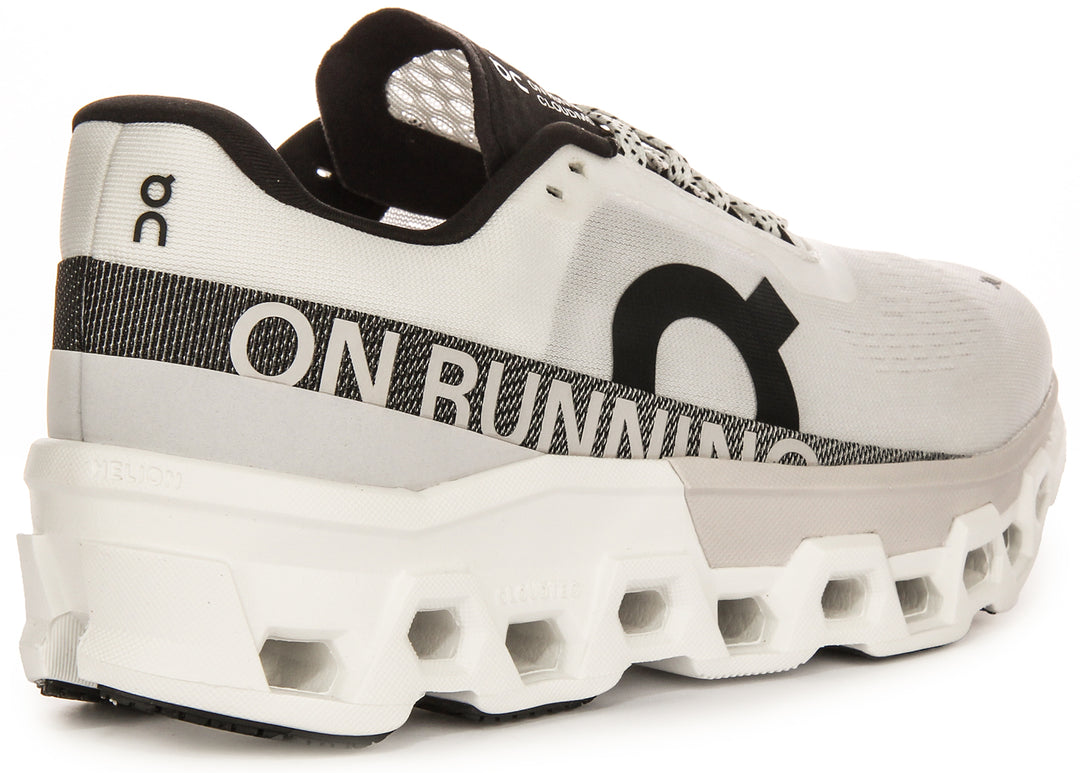 On Running Cloudmonster 2 In White Black For Men