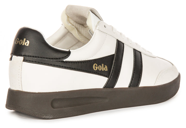 Gola Classics Cyclone Leather In White Black For Women