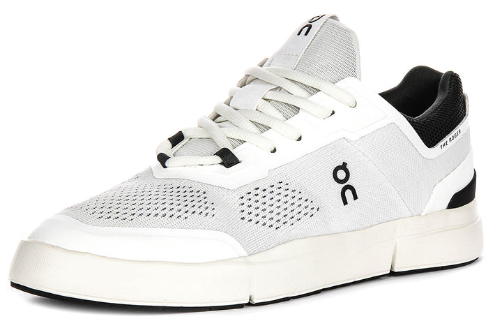 On Running The Roger Spin In White Black For Men