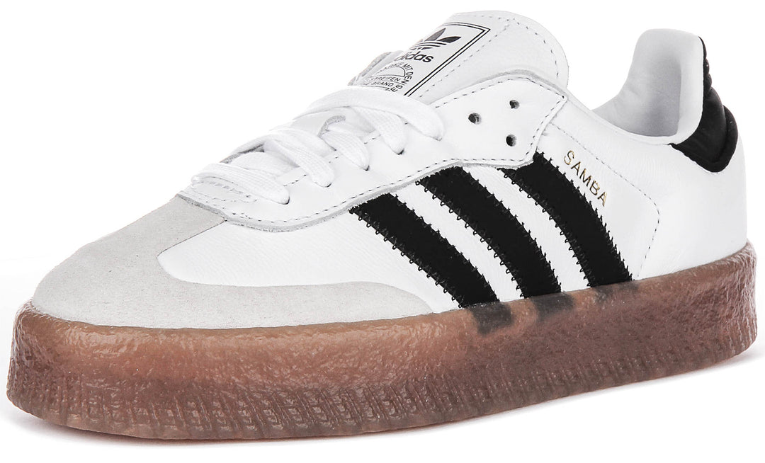 Adidas Sambae In White Black For Women