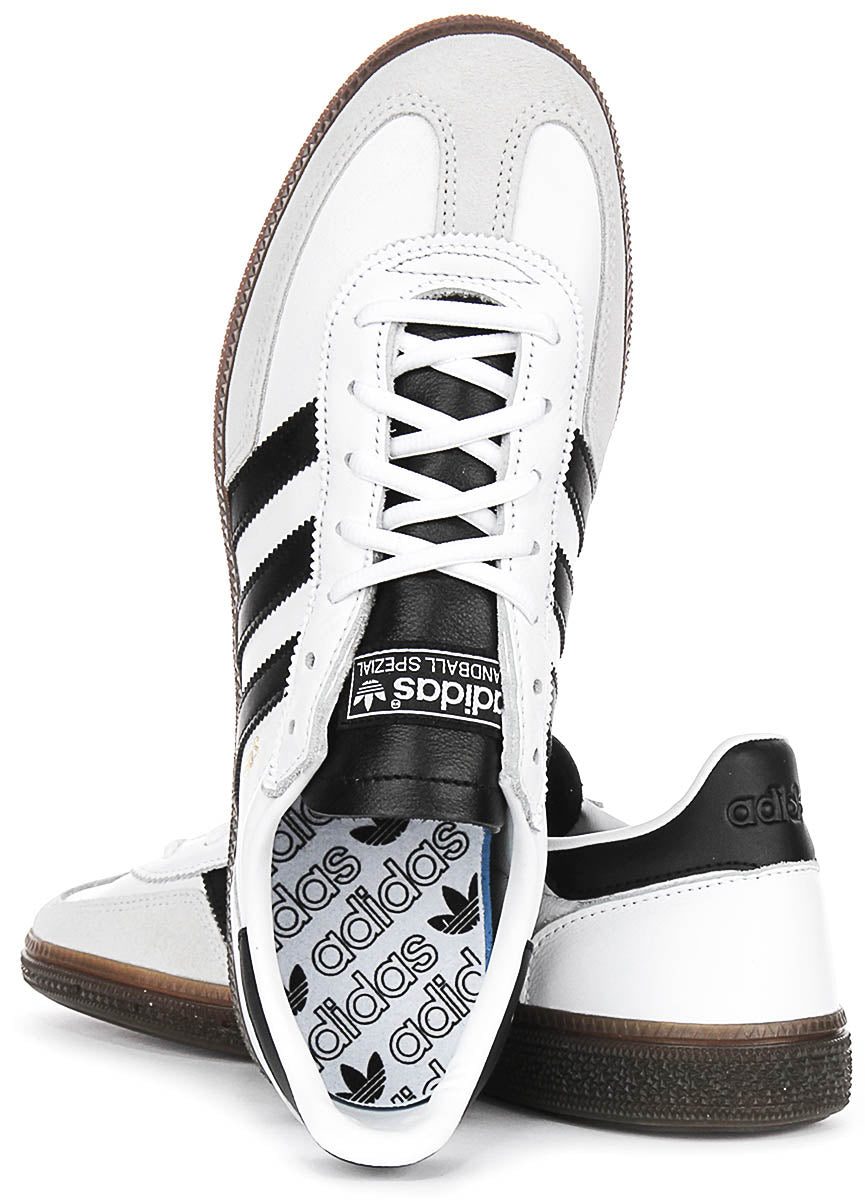 Adidas Handball Spezial In White Black Leather