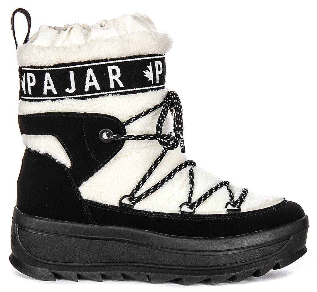 Pajar Galaxy Lama In White Black For Women