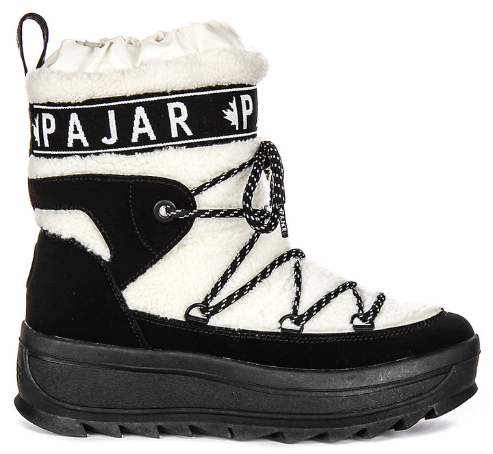 Pajar Galaxy Lama In White Black For Women