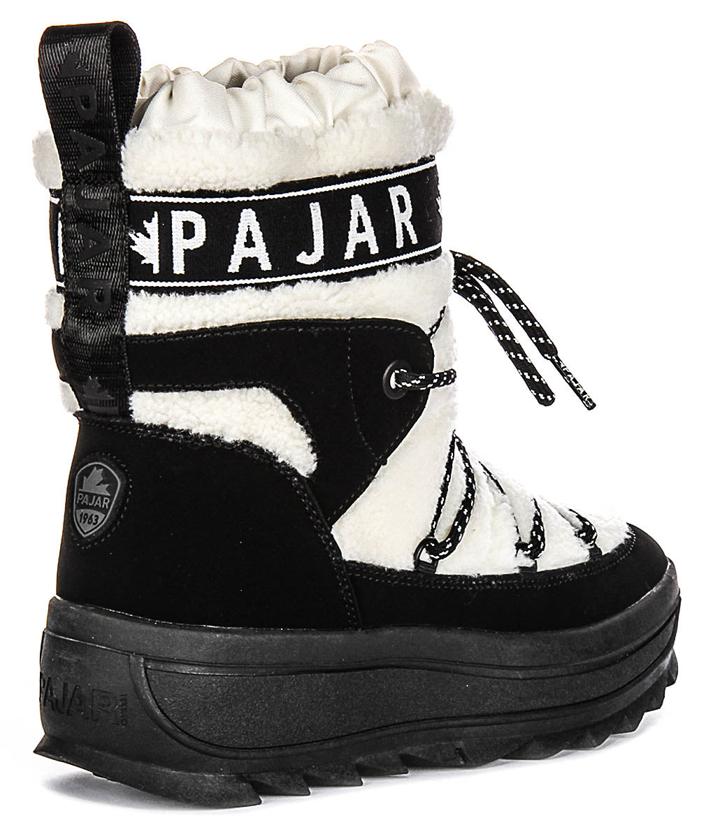 Pajar Galaxy Lama In White Black For Women