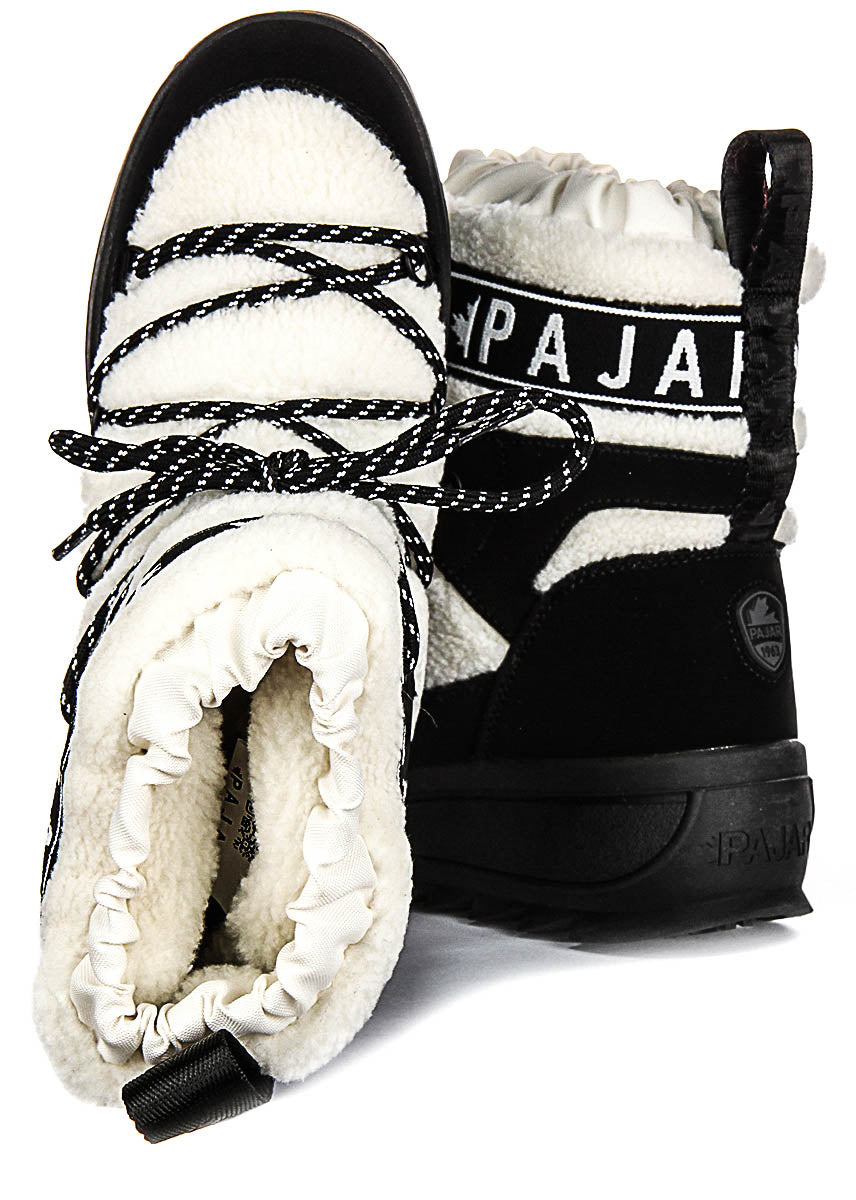 Pajar Galaxy Lama In White Black For Women