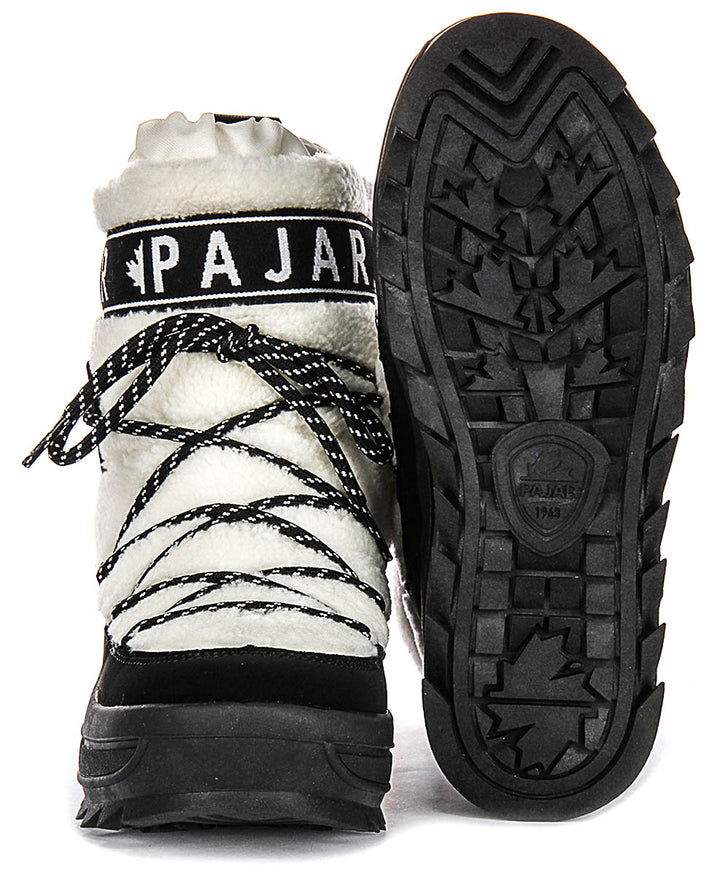 Pajar Galaxy Lama In White Black For Women