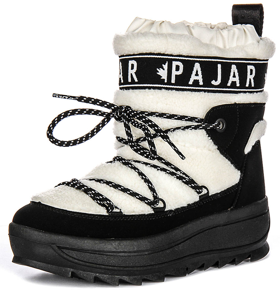 Pajar Galaxy Lama In White Black For Women