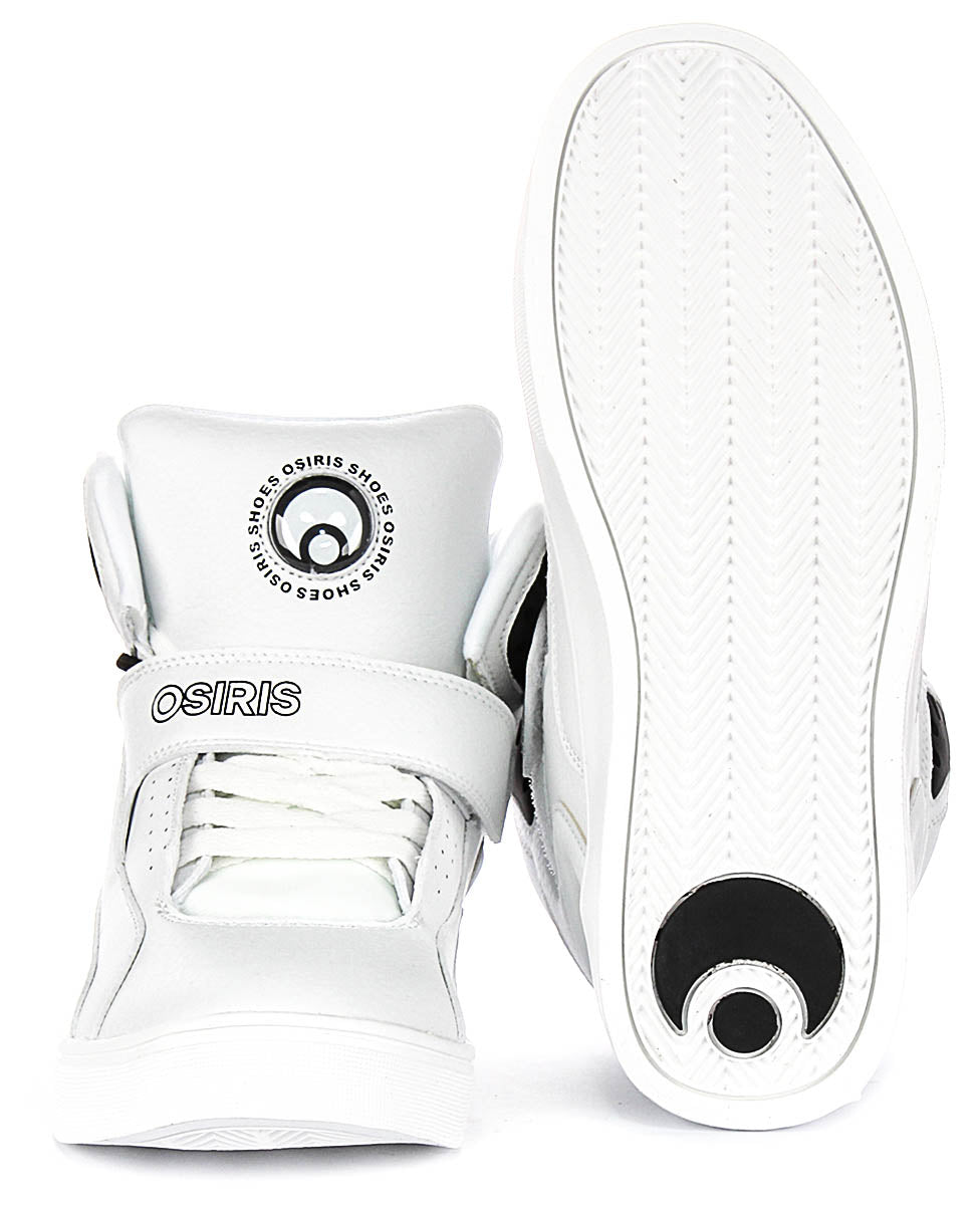 Black and white osiris shoes online