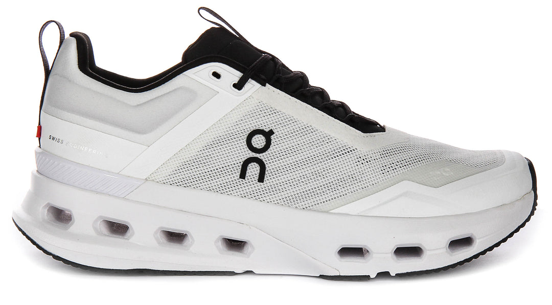 On Running Cloudnova X In White Black For Men