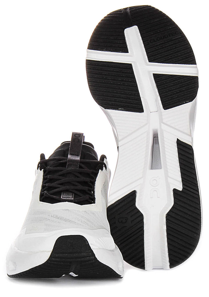 On Running Cloudnova X In White Black For Men