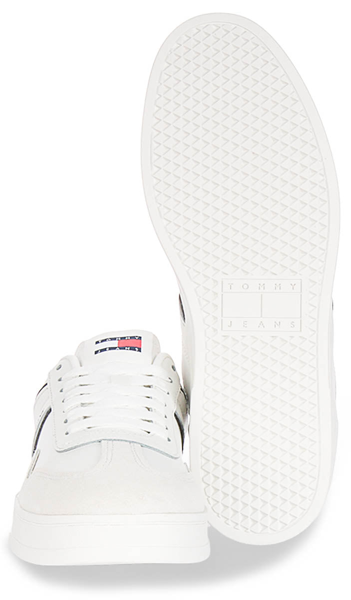 Tommy Hilfiger Greenwich Leather In White Black For Men