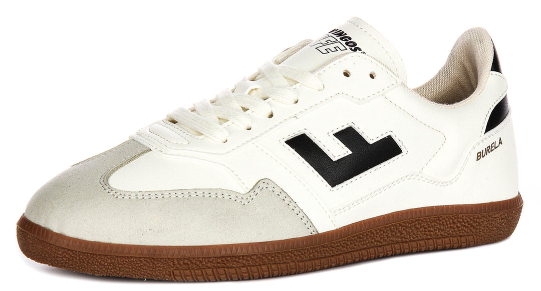 Flamingos Life Burela Slim In White Black Sneakers