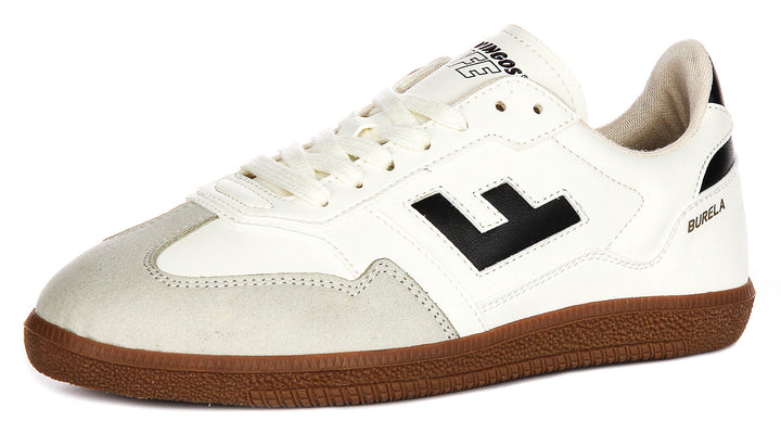 Flamingos Life Burela Slim In White Black Sneakers