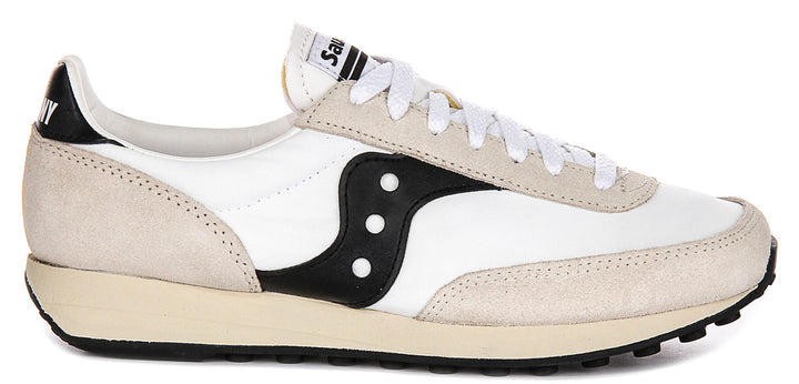 Saucony Trainer 80 In White Black For Unisex