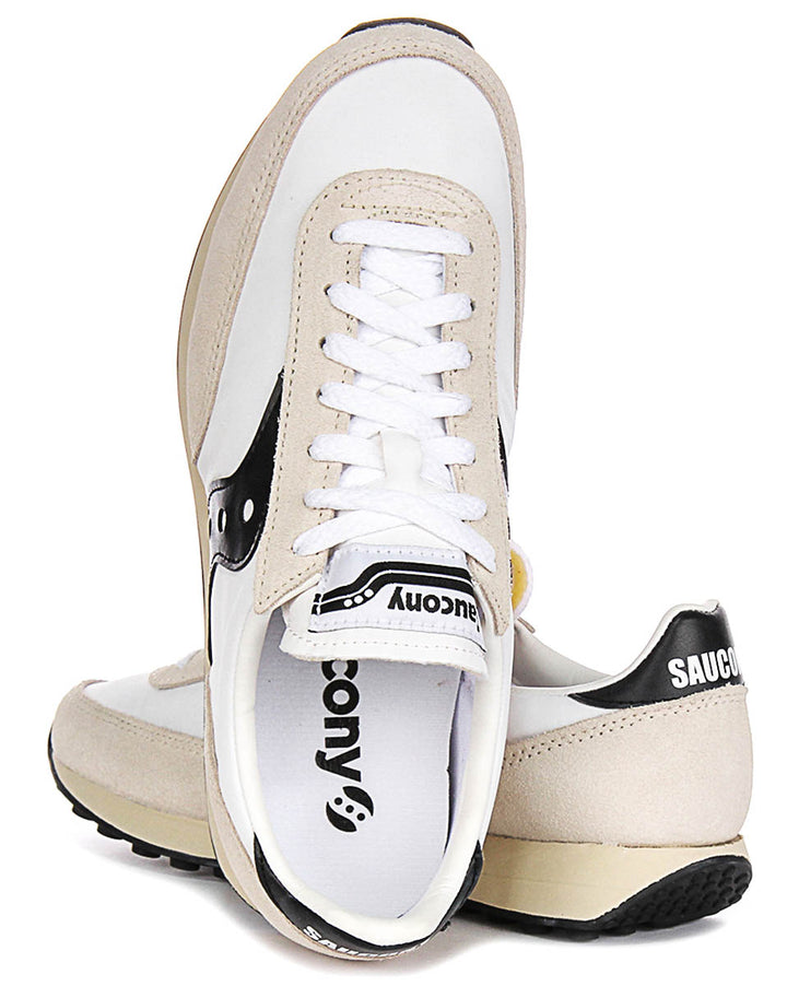 Saucony Trainer 80 In White Black For Unisex