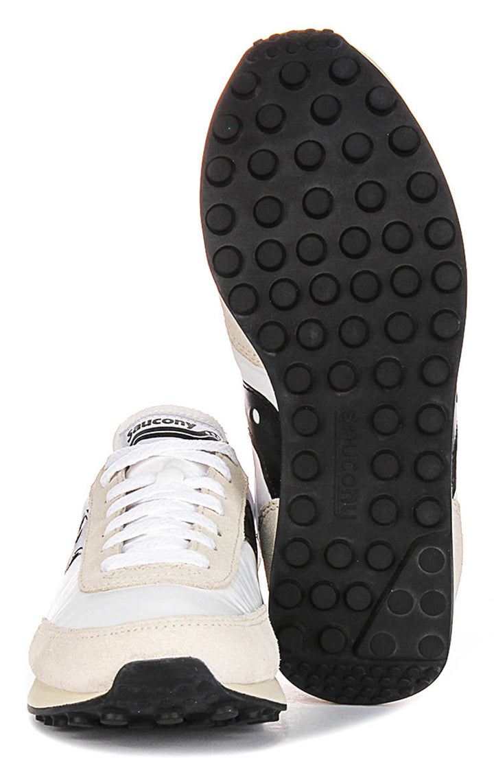 Saucony Trainer 80 In White Black For Unisex