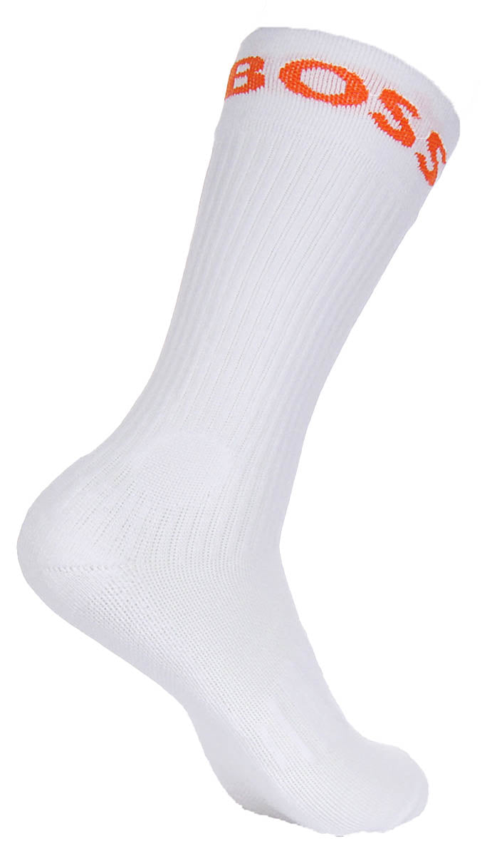 Boss 2 Pair RS Sport Sock In White and Black