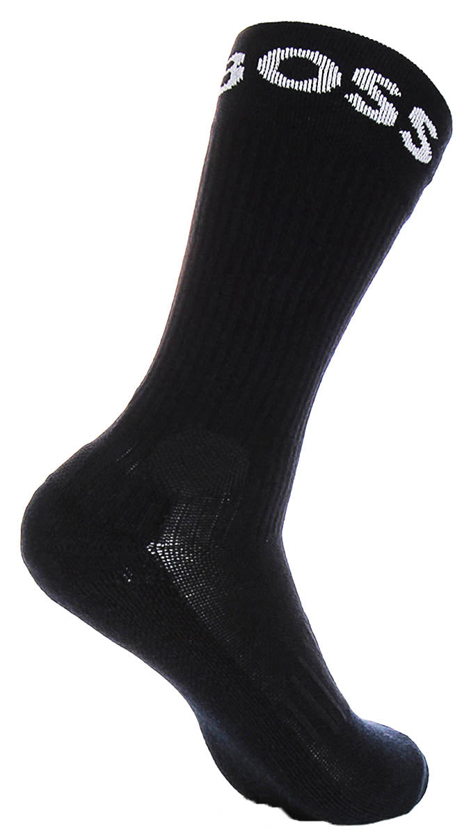 Boss 2 Pair RS Sport Sock In White and Black