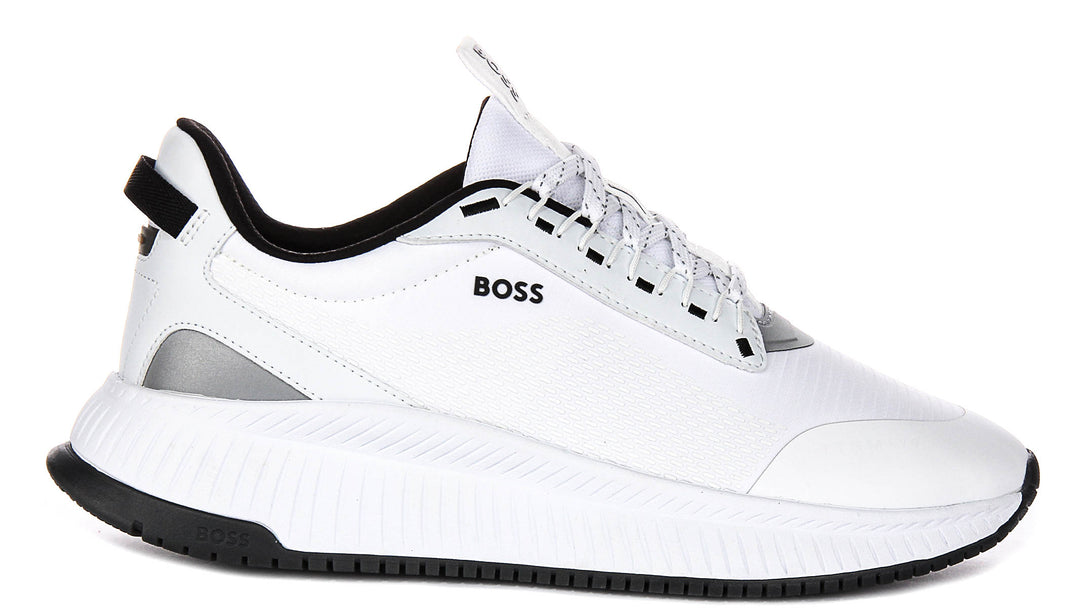 Boss Ttnm Evo Runn In White Black For Men
