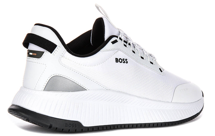 Boss Ttnm Evo Runn In White Black For Men