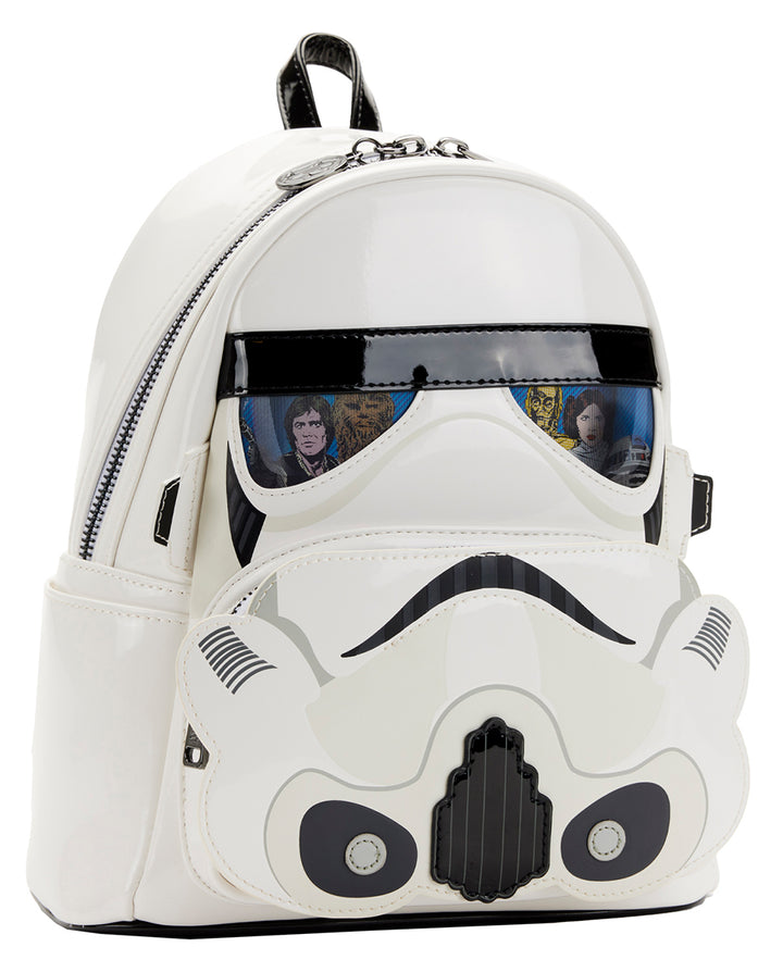 Loungefly Stormtrooper In White Black Mini Backpack