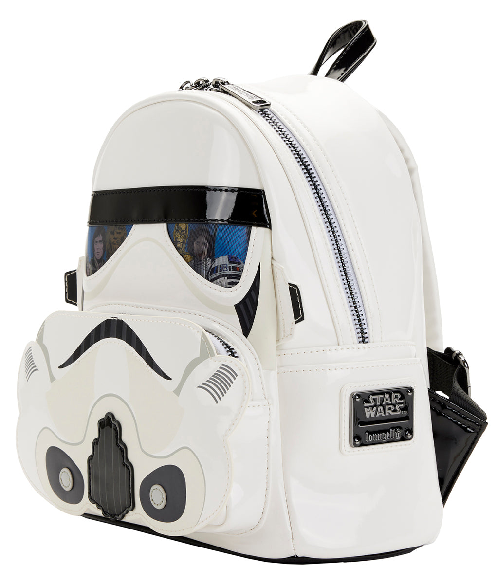 Loungefly Stormtrooper In White Black Mini Backpack