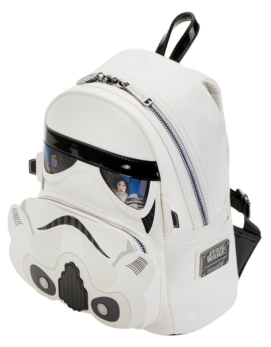 Loungefly Stormtrooper In White Black Mini Backpack