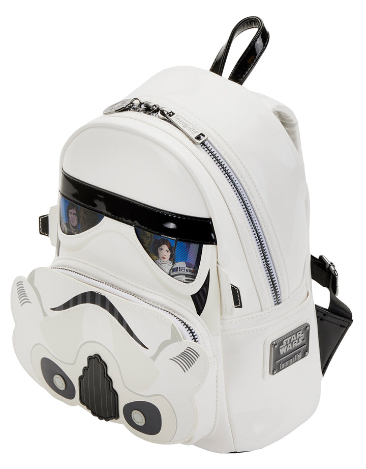 Loungefly Stormtrooper In White Black Mini Backpack