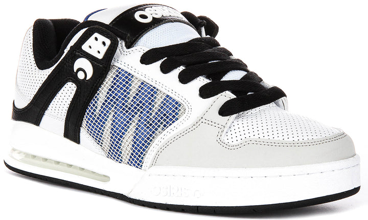 Osiris Pixel In White Black For Men