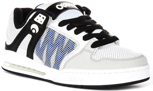 Osiris Pixel In White Black For Men