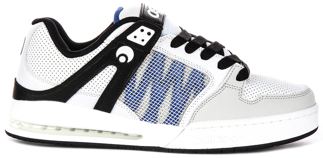 Osiris Pixel In White Black For Men