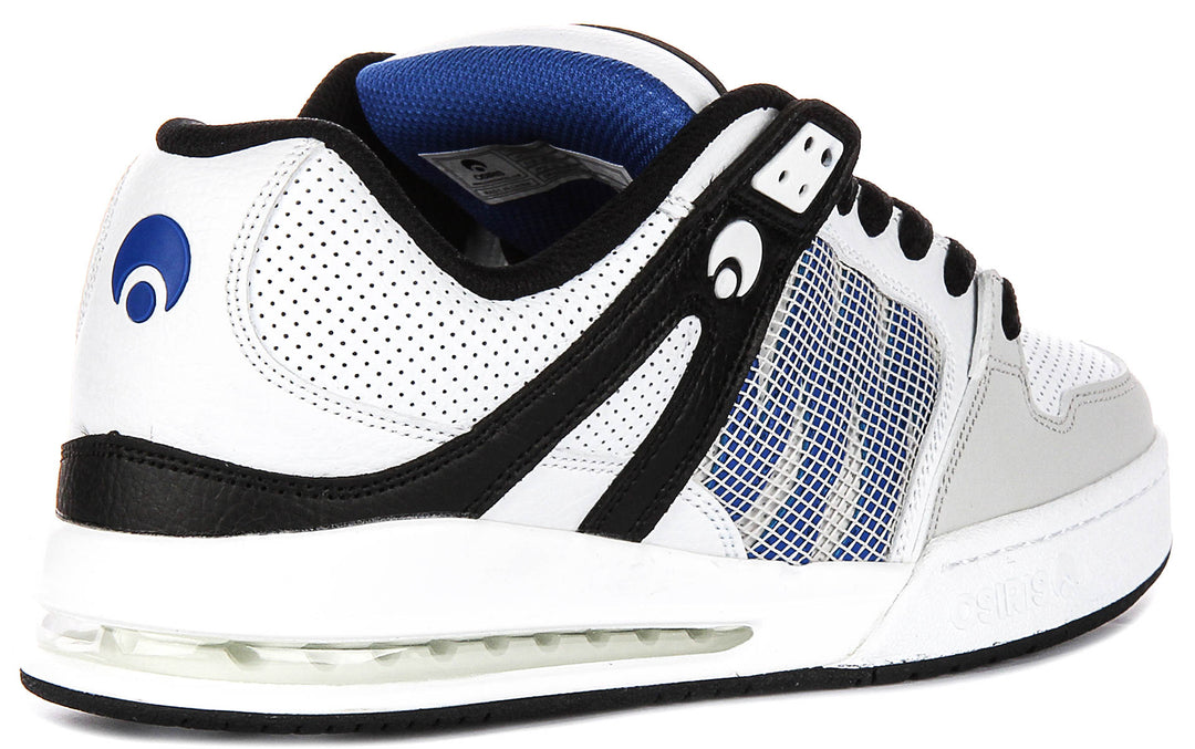 Osiris Pixel In White Black For Men