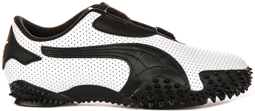 Puma Mostro Perf In White Black